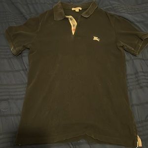 used burberry polo size small.